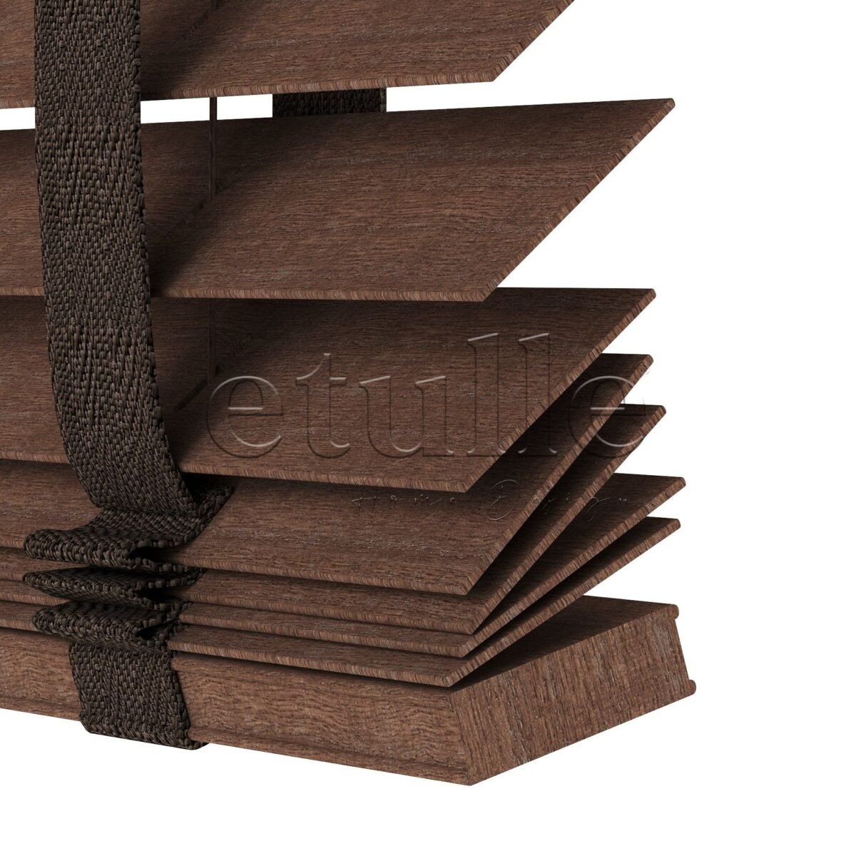 50 MM Meriwood Kiraz Ahşap Jaluzi - Görsel 1