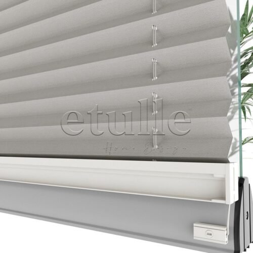 16 MM Dimout Yarı Karartma Krem Plise Perde