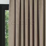Açık Kahverengi Modern Balık Sırtı Desenli Fon Perde | Cirrus