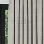 Açık Taş Rengi Naturel Kırçıllı Keten Fon Perde | Casual