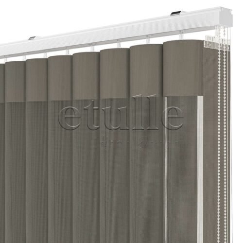 Alley düz dikey tül perde, sade tasarımlı modern ışık geçirgen tül perde modeli