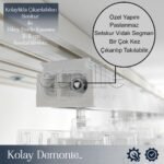 Alley - Düz Dikey Tül Perde - Görsel 10