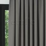 Gri Modern Balık Sırtı Desenli Fon Perde | Cirrus