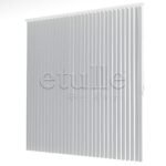 Gri Oval Düz PVC Dikey Perde - Görsel 7
