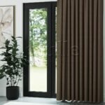 Kahverengi Naturel Keten Fon Perde | Casual - Görsel 3