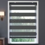 Antrasit Blackout Zebra Perde | Mais - Görsel 2