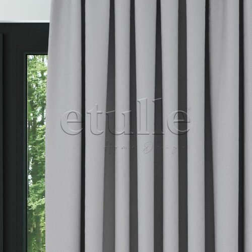 Taş Rengi Modern Balık Sırtı Desenli Fon Perde | Cirrus